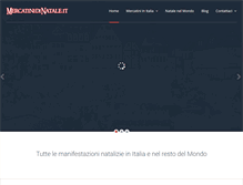 Tablet Screenshot of mercatinidinatale.it